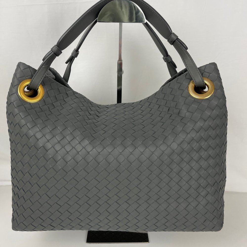New Bottega Veneta Medium Leather Shoulder Bag - Authenticity Guaranteed